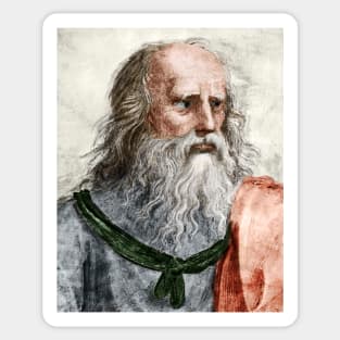 Plato (c.428 BC-c.347 BC) (C011/8419) Sticker